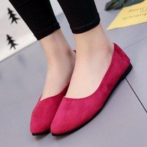 헤스티아 부드러운 스퀘어 플랫 단화