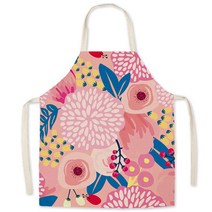 룸비비 다용도 앞치마 중, 꽃, 1개