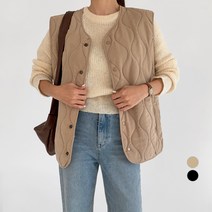 바블링브룩 여성용 퀼팅 누빔 조끼