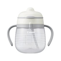 콤비 라쿠머그 새지않는 처음 빨대컵 240ml, 화이트, 1개