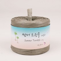 니트러브 썸머 트윙클 대용량 뜨개실 200g, 104 애쉬카키, 1개
