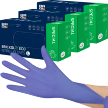 브릭글로 생분해성 에코 니트릴장갑, 대(L), 100개입, 3개