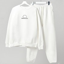 세븐룩북 남성용 CLOUD 기모 맨투맨 조거팬츠 세트 BBL220