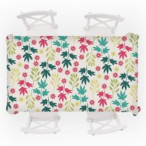 마켓에이 플렌츠 프린팅 린넨 식탁보, TYPE4, 140 x 220 cm