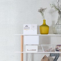 홈앤데코 물로 붙이는 패브릭 앰보시리즈 셀프 합지 벽지, 라이트그레이(c54007-4)
