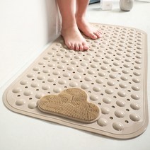 데이소이 클라우드 욕실 욕조 발코니 미끄럼방지 매트, 04 베이지, 1개