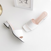 멜팅나인 여성용 쿠션깔창 심플 뮬 슬리퍼 3cm RR3005