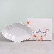 로얄코펜하겐 엘레먼츠 서빙접시, 화이트, 1박스