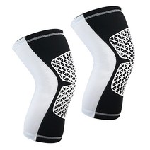 마켓A 러닝 배드민턴 무릎보호대 화이트 2p, 1세트