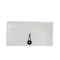 다아모아 아코디언 영수증 통장 보관 백, 투명, 1개