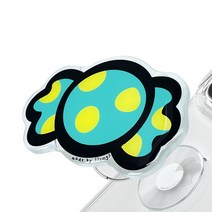 쏭스디자인 체인지톡 탈부착 아크릴 스마트톡, 1개, 사탕 블루