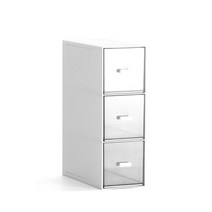 정사각 3칸 보관함, 화이트, 1개