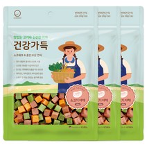 굿데이 강아지 건강가득 간식 300g, 3개, 소고기 + 야채