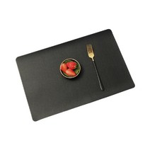 가정용 방수 테이블매트, 블랙, 30 x 45 cm