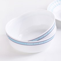파이렉스 밀크글라스 냉면기, 2개, 굿푸드 다이너