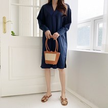 르브베 루즈핏 셔츠 롱원피스 cpops7949k27