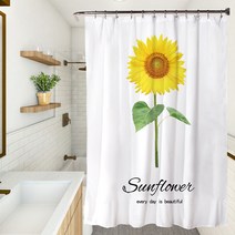 페어링 북유럽풍 욕실 샤워 커튼 YL404 180 x 200 cm, 1개