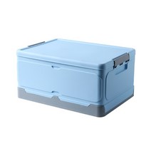 접이식 다용도 리빙박스 대형, 블루, 1개