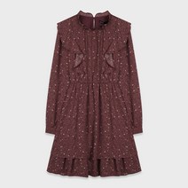 미쏘 플라워 프릴 미니 원피스