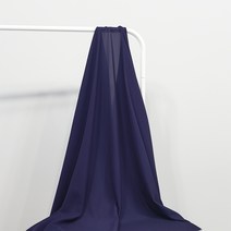 나비손길 두툼한 컬러 쉬폰 원단, 91나이트바이올렛