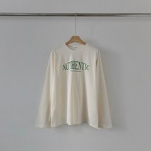 안다로미 여성용 어센틱 긴팔 티셔츠