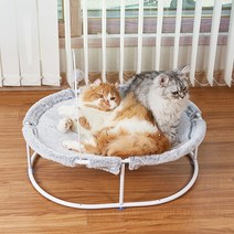 세이펫 고양이 털 해먹 침대, 라이트그레이