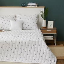 아이레홈 트리 시어서커 여름이불, 트리(네이비)