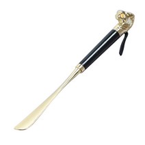 프랑온드 골드 포인트 스틸 구두주걱 32cm, 라이언 헤드 블랙, 1개