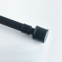 끌래망스 25mm 모던 커튼봉, 블랙