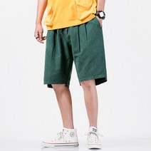 AOULS 남성용 바캉스 5부 밴딩 반바지 DK10