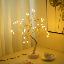 어썸리브 LED 진주 트리 조명, 06 진주 나뭇잎