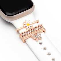 링비츠 스마트워치 스트랩용 주얼리 5종 세트 C004, 데이지 로즈골드(C004R)