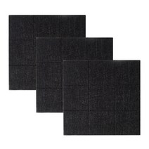 마켓감성 북유럽 펠트 메시지 보드판 3p, 블랙