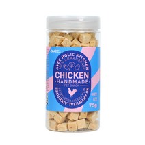 아베크 반려동물 홀릭키친 야채랑 치킨 큐브 동결건조간식 75g, 1개