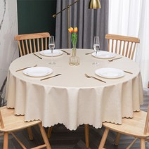 에어 엔틱 디자인 원형 식탁보, TYPE H, 120cm