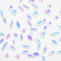 메이브라운 도형믹스 네일스톤, 1세트, 오로라화이트