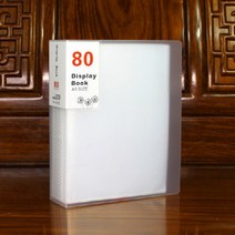 디스플레이 A5 클리어파일 화이트 80매, 1개