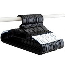 아임홈리빙 베이직 튼튼 논슬립 옷걸이, 화이트, 50개