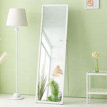 에이스홈 마카롱 스탠딩 와이드 전신거울 중, 화이트