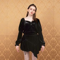 까트린 벨벳 샤 스커트