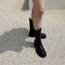 여성용 BLACK101 그렌 하프 부츠 C111_A038