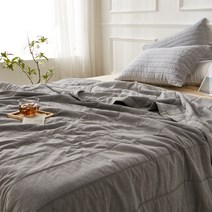 썸머스카이 풍기인견 이불 겸 스프레드, 그레이