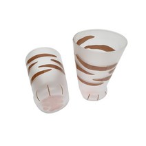고양이발컵 2p, 브라운, 1개