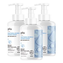 플루 내추럴 버블 핸드워시 플로럴향, 3개, 500ml