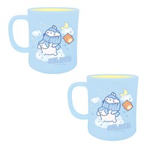 릴팡 몰랑이 키요 투톤컵, 혼합색상, 2개