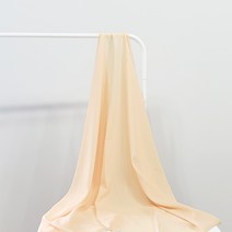 나비손길 두툼한 컬러 쉬폰 원단, 131아프리콧