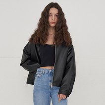 레이디볼륨 여성용 LEATHER OVERFIT 점퍼 449