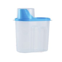 메종디망쉬 반려동물 파스텔 사료보관통, 블루, 1.9L