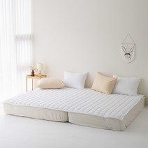 GoodSleep Allos 침대패드 겸 카페트 고정밴딩형, 화이트