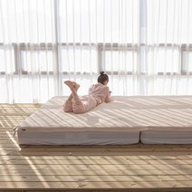 오가닉코튼 침대 패드, 베이지